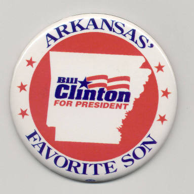 Button, Campaign - President Bill Clinton