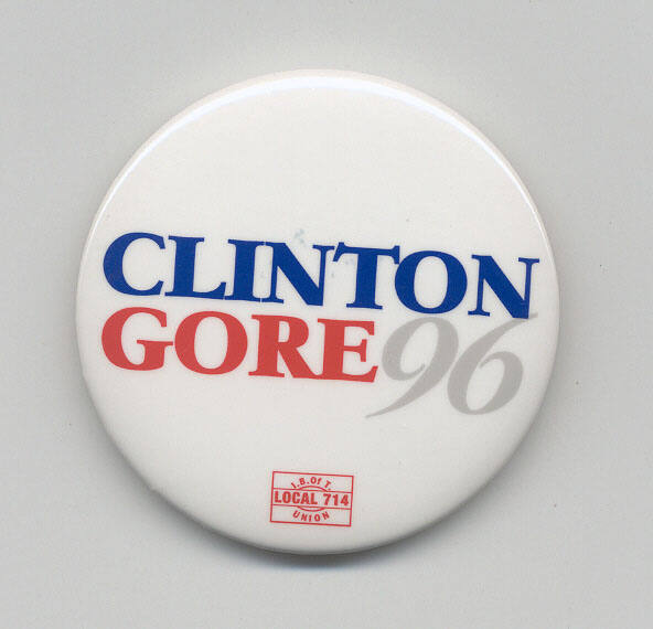 Button, Campaign - Clinton/Gore