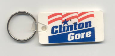 Clinton/Gore keychain