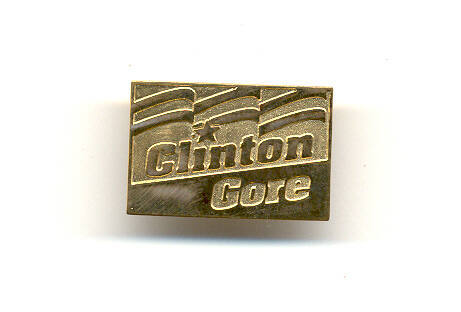 Clinton lapel pin