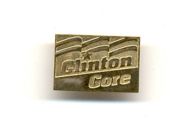 Clinton lapel pin