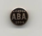 American Bankers Association button and box