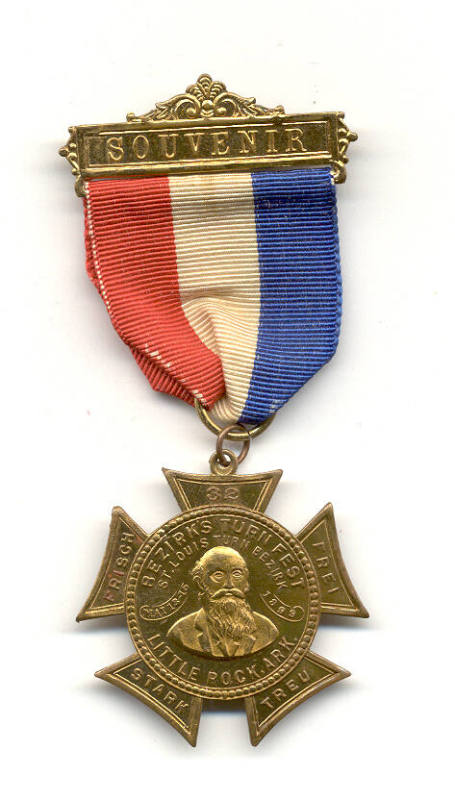 Bezirks Turn Fest souvenir medal 1899