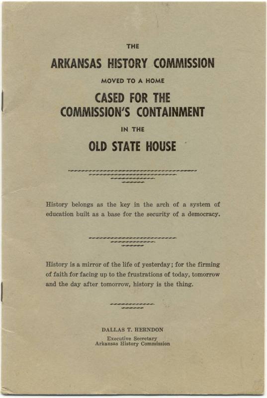 Booklet - about Old State House