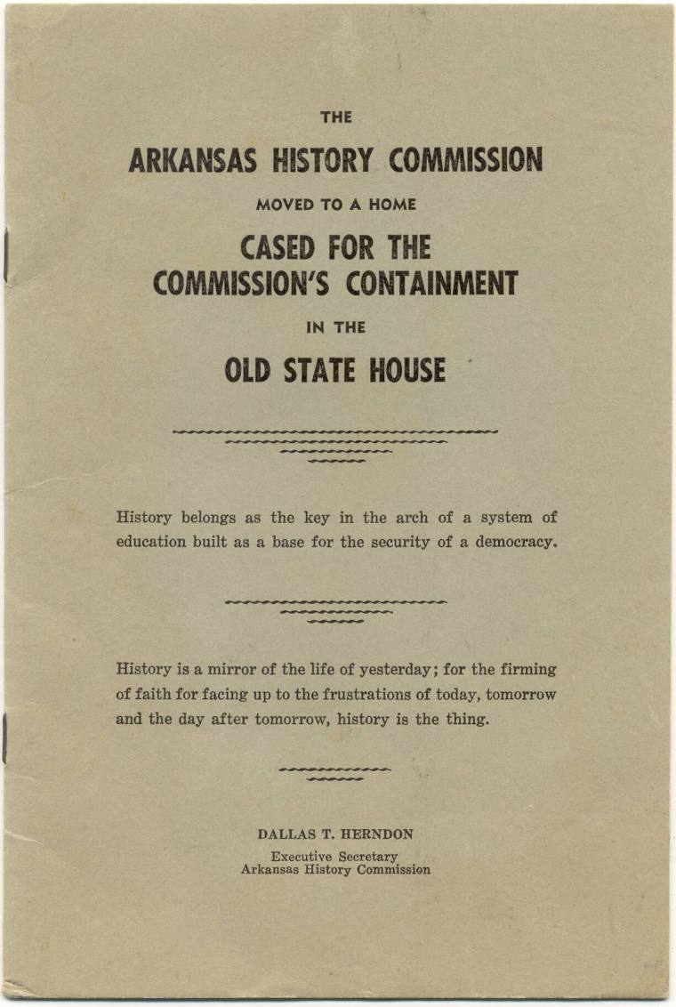 Booklet - about Old State House