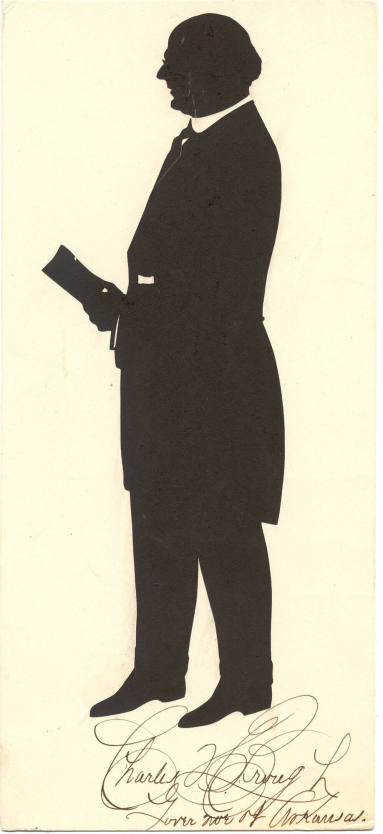 Sketch, Silhouette -  Governor Charles Brough