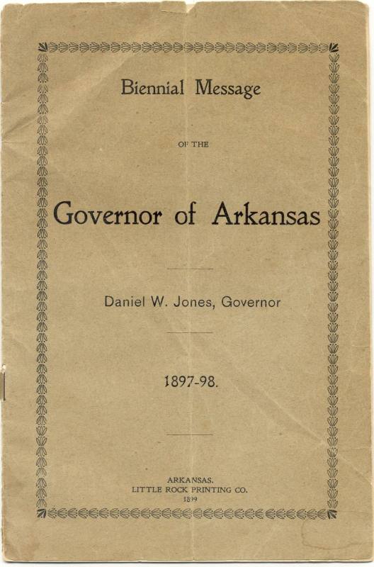 pamphlet, Gov. Jones