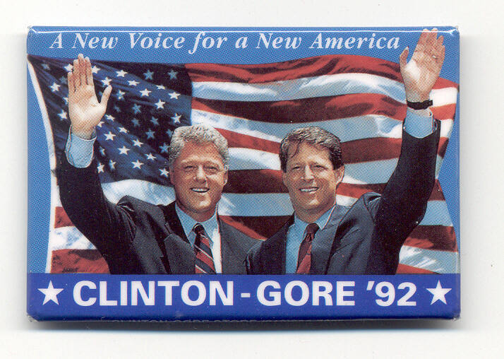 Button, Campaign - Clinton/Gore 