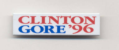 Clinton/Gore button