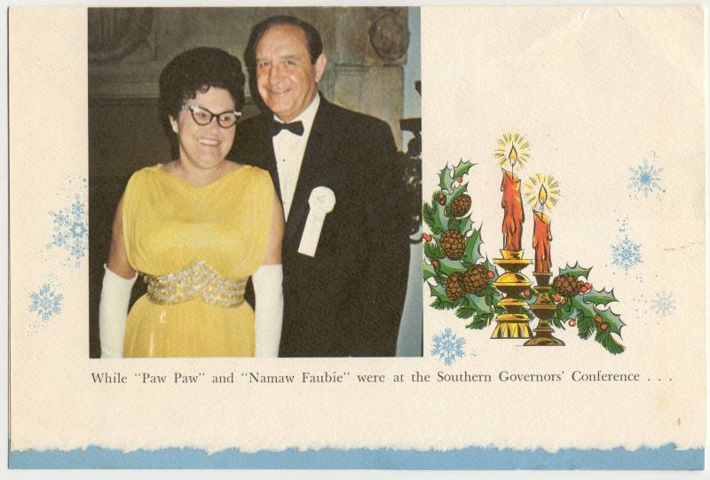 1965 Faubus Christmas card