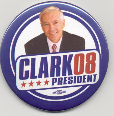 Wesley Clark for Pres. campaign button