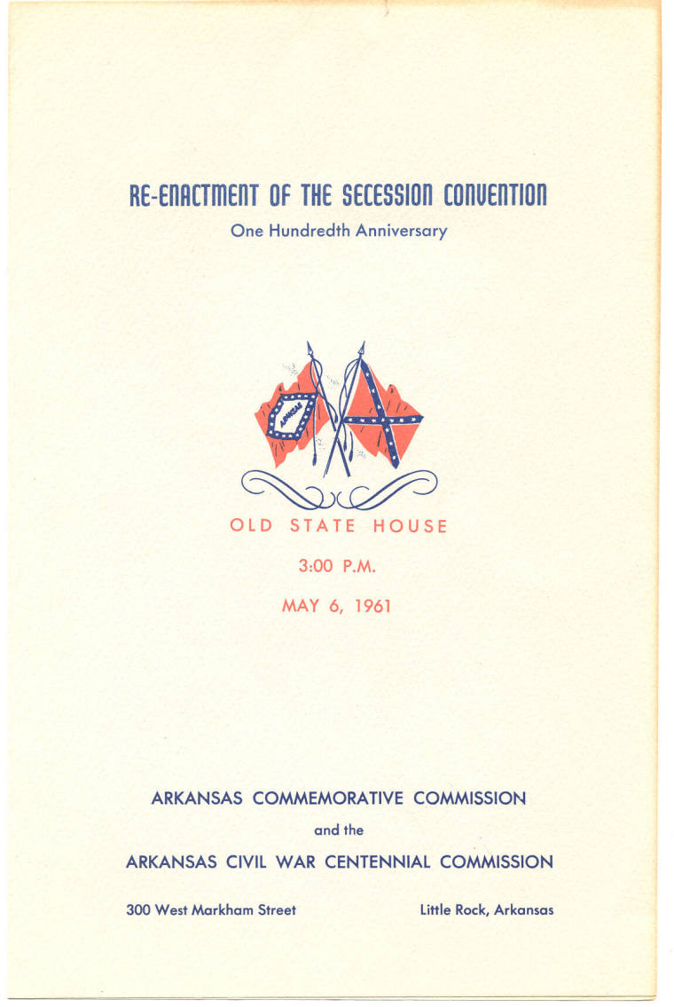 Booklet for Re-enactment of the state Secession 