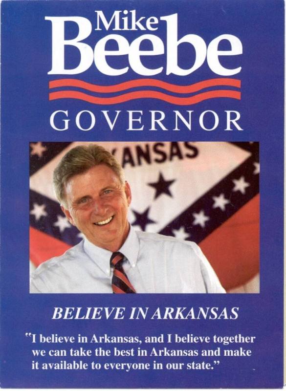 Beebe gubernatorial campaign broadsides