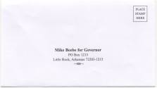 Beebe fundraising envelope