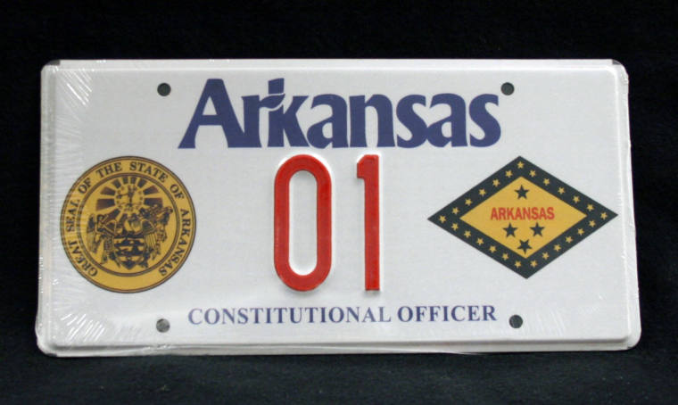 Plate, License - Governor Beebe's Constitutional Officer