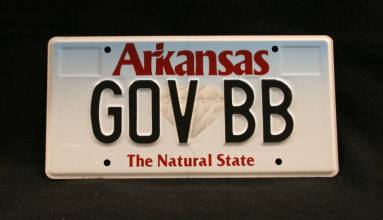 Plate, License - Governor Mike Beebe