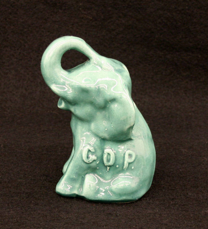 GOP elephant ceramic bank