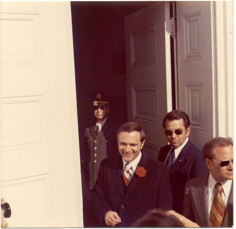 photo of Gov. Pryor at inauguration