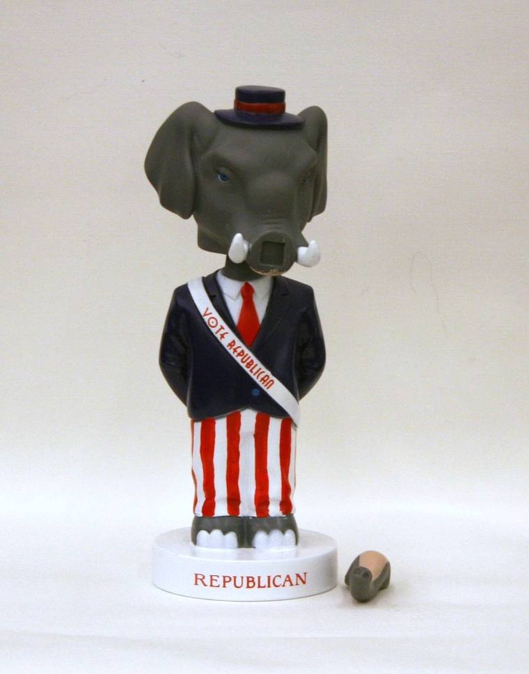 Republican elephant bobblehead