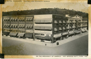 The Hotel Goddard postcard, Hot Springs