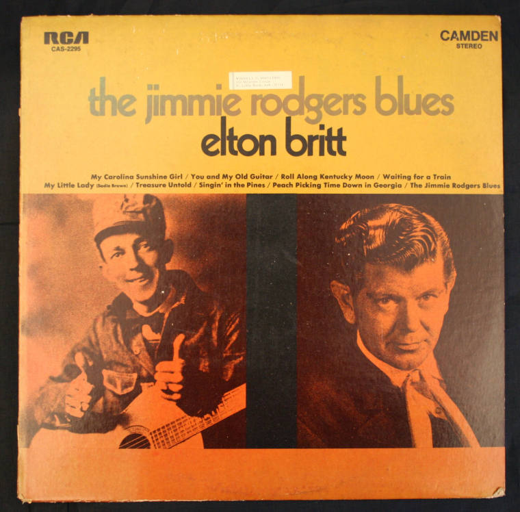 Elton Britt album and cover