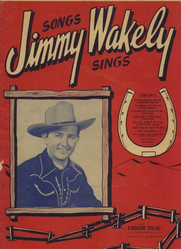 Jimmy Wakely song book