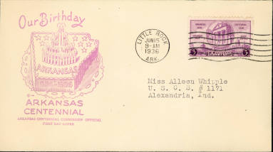 AR Centennial cover envelope