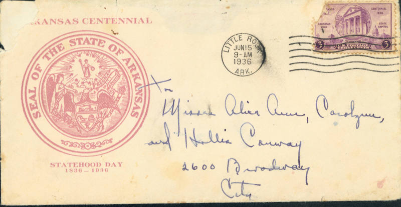 AR Centennial cover envelope