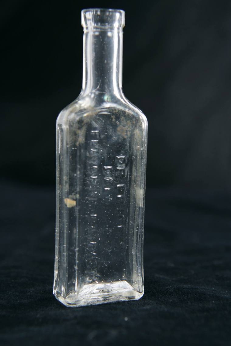 medicine bottle found at Old State House