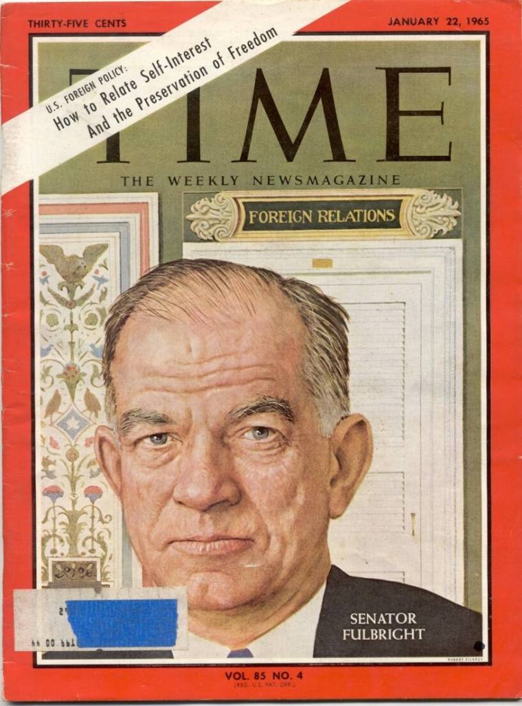 Time Magazine - Fulbright on cover