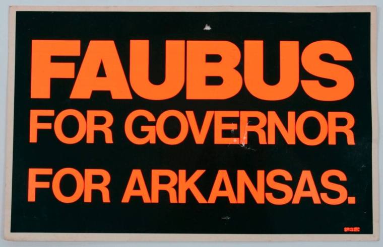 Faubus sign