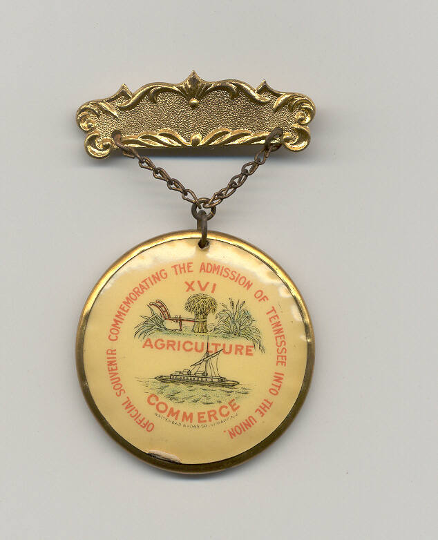 medal from Tennesse Centennial Celebration