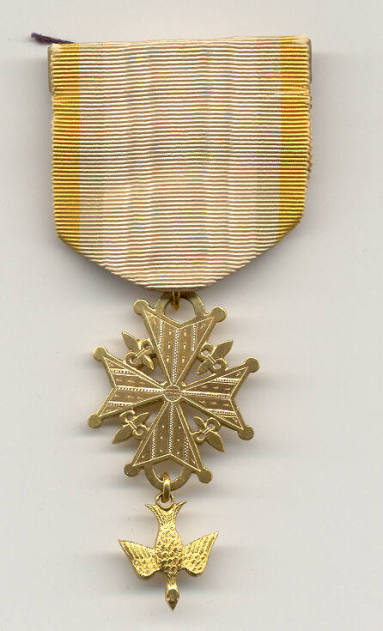 National Society of American Huguenots medal