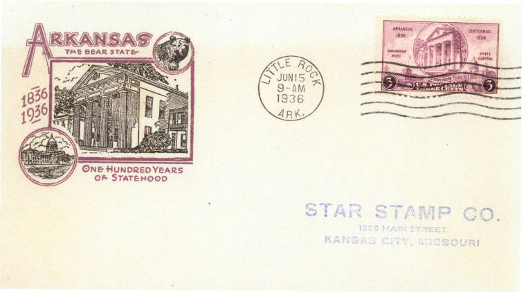 AR Centennial cover envelope - OSH