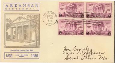 AR Centennial cover envelope