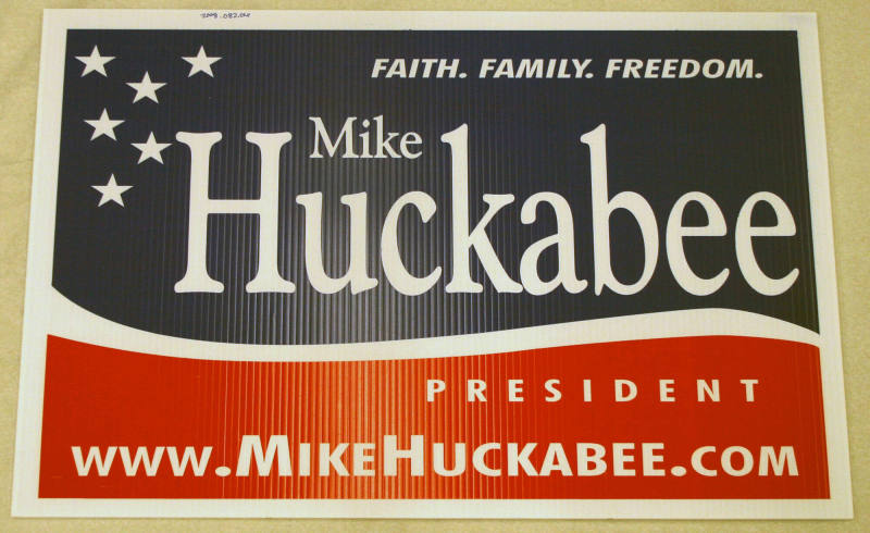 Mike Huckabee for Pres. poster