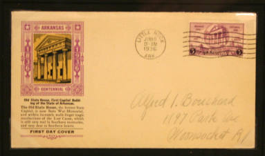 AR Centennial cover envelope