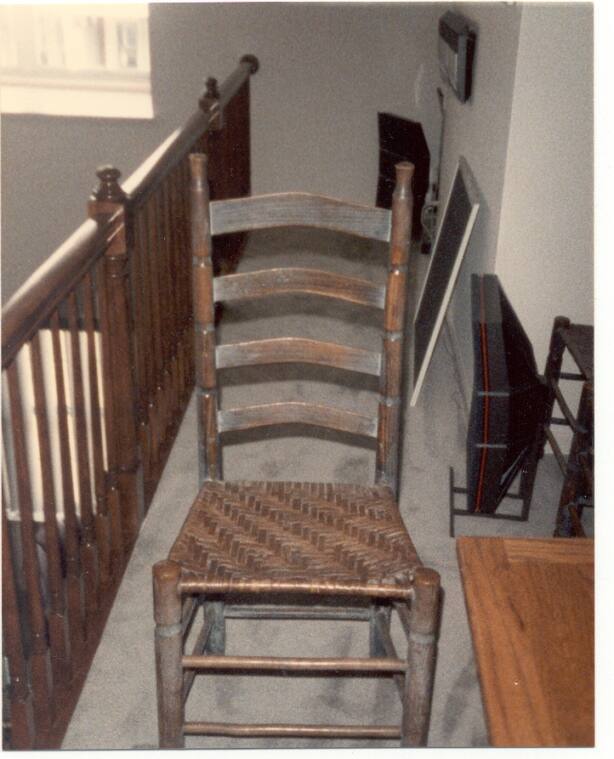 ladderback chair, 1 of 4 chairs