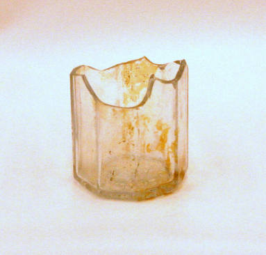 fragment of condiment bottle found at OSH