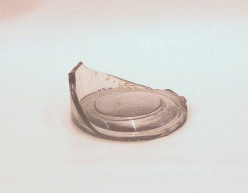 Glass bottle fragment found at Old State House