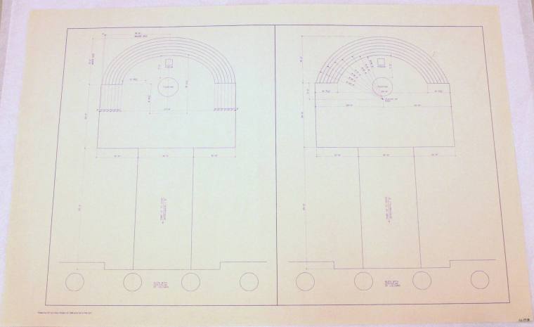 OSH front lawn diagram for election night, 1996