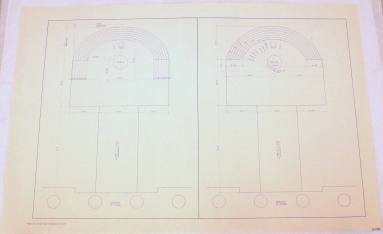 OSH front lawn diagram for election night, 1996