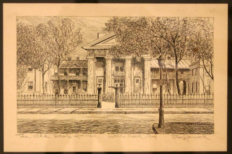 J. Carl Hancock drawing of the Old State House