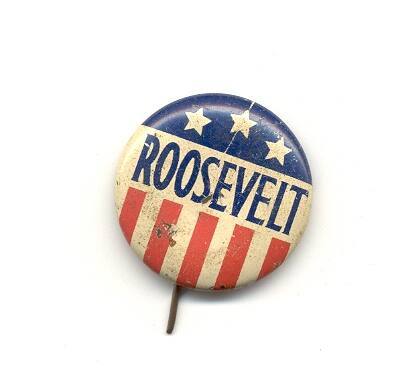 Roosevelt campaign button