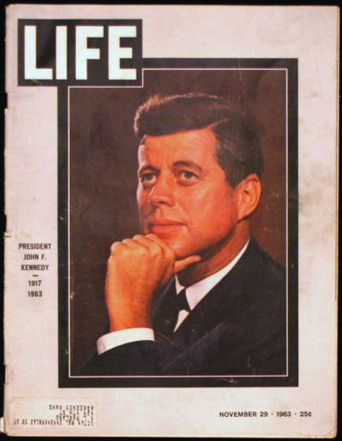 Life Magazine with JFK on cover