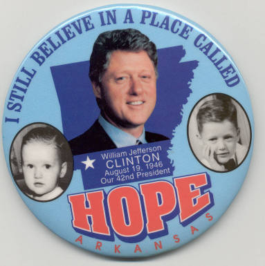 Clinton campaign button