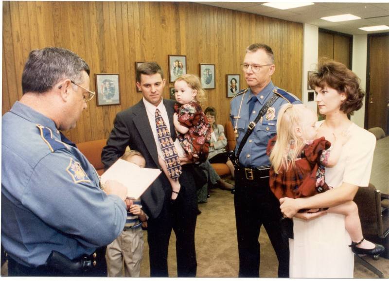 photo of AR State Police wedding