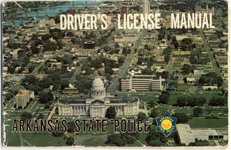 AR State Police Driver's license manual