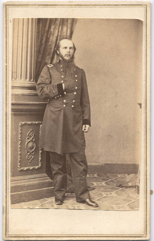 CDV photo - Gen Schoffield