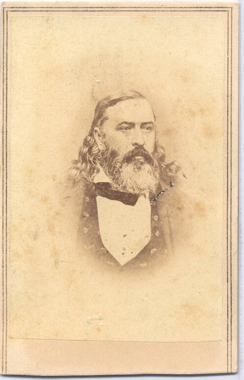 Carte de Visite, Albert Pike